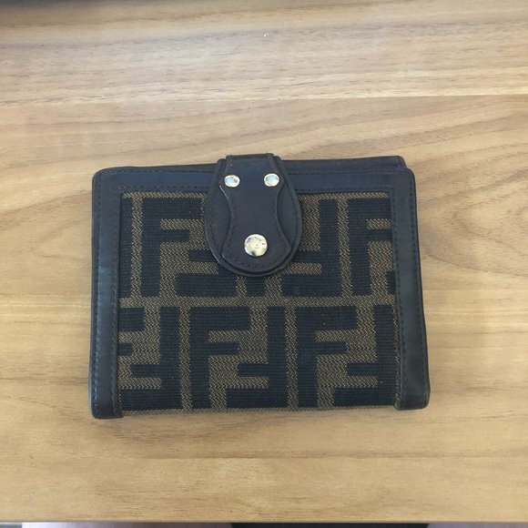 Fendi Handbags - Fendi Zucca Bi-fold Wallet